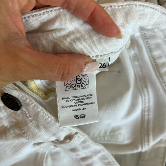 Rich and Skinny - white skinny jeans size 26 - Picture 6 of 8